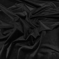 French Velvet Fabric - Noir