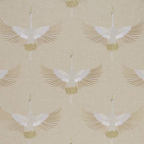 Kai Aravalli Fabrics Demoiselle Fabric - Gold - DEMOISELLEGOLD - Image 1