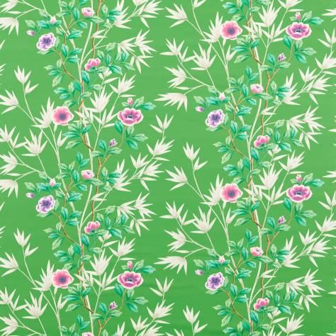Harlequin x Diane Hill Harlequin x Diane Hill Fabrics Lady Alford Fabric - Apple/Magenta - HDHP121101