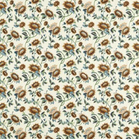 Wedgwood Botanical Wonders Fabrics Tonquin Embroidery Fabric - Ivory/Chartreuse - F1580/02 - Image 1