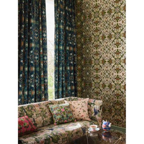 Wedgwood Botanical Wonders Fabrics Tonquin Embroidery Fabric - Midnight - F1580/03