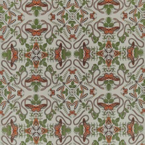 Wedgwood Botanical Wonders Fabrics Emerald Forest Jacquard Fabric - Smoke - F1581/03