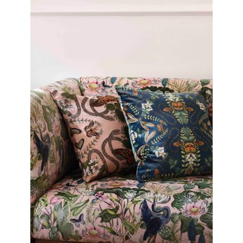 Wedgwood Botanical Wonders Fabrics Emerald Forest Jacquard Fabric - Teal - F1581/04