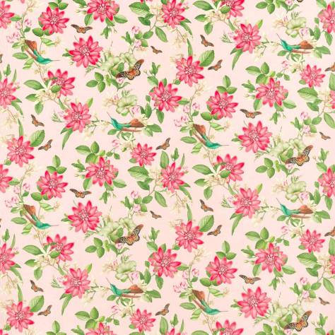 Wedgwood Botanical Wonders Fabrics Pink Lotus Velvet Fabric - Blush - F1588/01 - Image 1