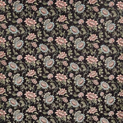 Wedgwood Botanical Wonders Fabrics Tonquin Velvet Fabric - Noir - F1590/02