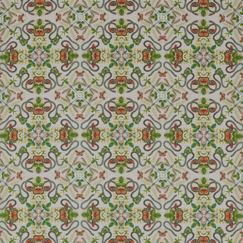 Wedgwood Botanical Wonders Fabrics Emerald Forest Fabric - Smoke - F1599/02