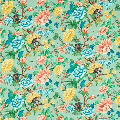 Wedgwood Botanical Wonders Fabrics Sapphire Garden Fabric - Mineral - F1603/02 - Image 1