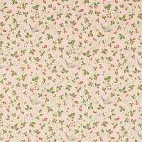Wild Strawberry Linen Fabric - Blush