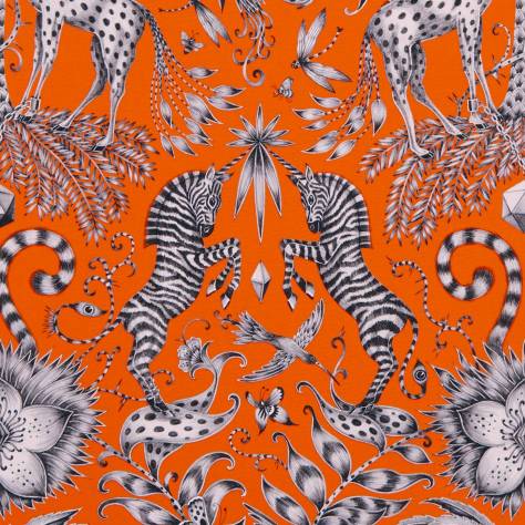 Emma Shipley Animalia Fabrics Emma J Shipley Kruger Fabric - Flame - F1111/02 - Image 1