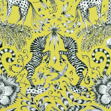 Emma Shipley Animalia Fabrics Emma J Shipley Kruger Fabric - Lime - F1111/03 - Image 1