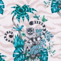 Emma J Shipley Lemur Fabric - Pink