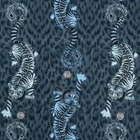 Emma J Shipley Tigris Fabric - Navy