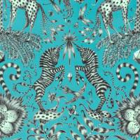 Emma J Shipley Kruger Fabric - Teal Velvet
