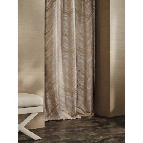 Zinc Allure Fabrics Marbleous Fabric - Khaki - Z257/06 - Image 3