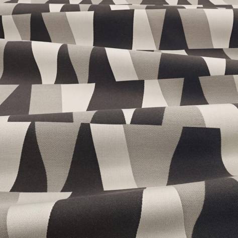 Black Edition Muoto Fabrics  Arku Fabric - Seal - 9133/01 - Image 2