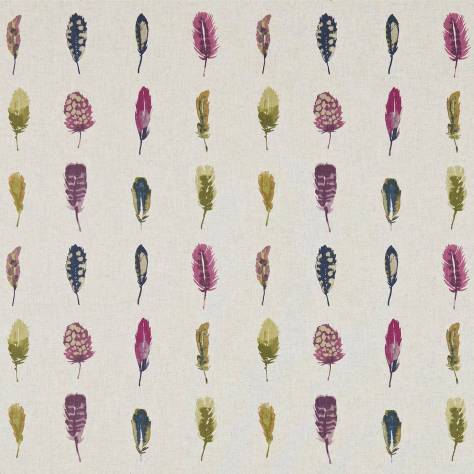 Harlequin Amazilia Fabrics Limosa Fabric - Loganberry/Raspberry/Olive - HAMA120337