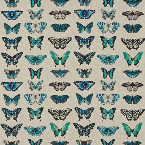 Harlequin Amazilia Fabrics Papilio Fabric - Lagoon/Indigo/Emerald - HAMA120343 - Image 1