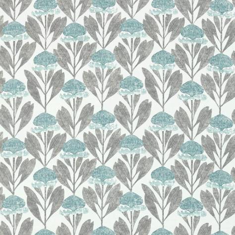 Harlequin Palmetto Fabrics Protea Fabric - Seaglass/Willow - HGAT120431