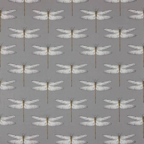 Harlequin Palmetto Fabrics Demoiselle Fabric - Graphite/Almond - HGAT120433 - Image 1