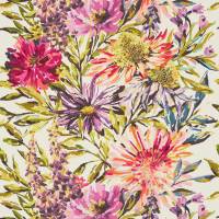 Floreale Fabric - Fuchsia/Heather/Lime