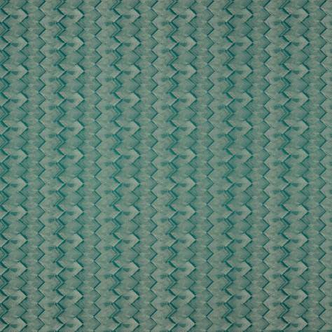 Harlequin Momentum 7 Fabrics Tanabe Fabric - Peacock - HMON132275 - Image 1