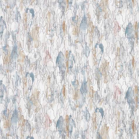 Harlequin Entity Fabrics Multitude Fabric - Seaglass/Chalk - HGEO132528 - Image 1