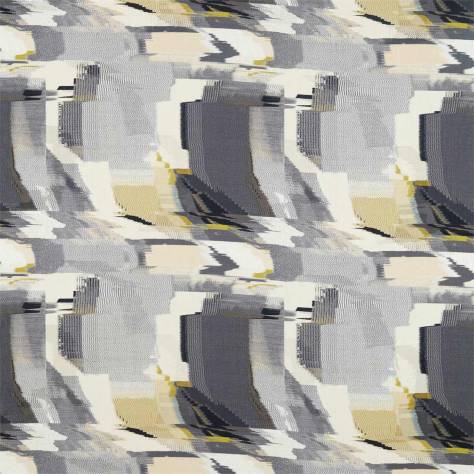 Harlequin Momentum 10 Fabrics Perspective Fabric - Charcoal/Gold - HMTE132792