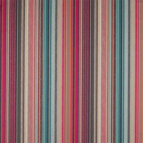 Harlequin Momentum 9 Fabrics Spectro Stripe Fabric - Cerise/Marine/Coral - HMNI132826