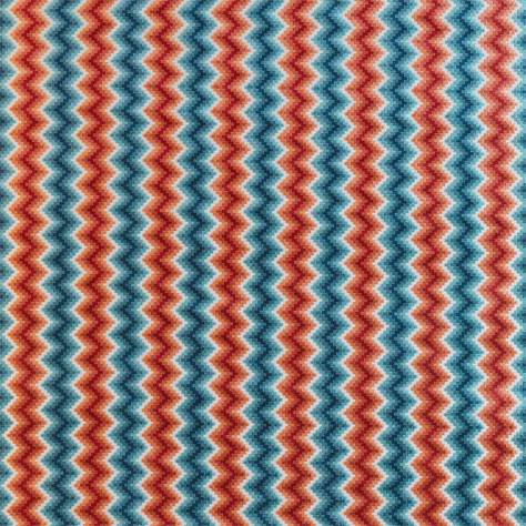 Harlequin Momentum 9 Fabrics Maseki Fabric - Marine/Russet - HMNI132850 - Image 1