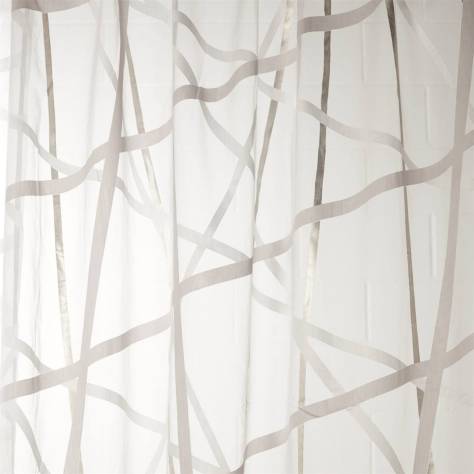 Harlequin Momentum Sheers & Structures 3 Fabrics Yasuda Fabric - Chalk/Gilver - HMVO132794