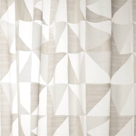 Harlequin Momentum Sheers & Structures 3 Fabrics Vivo Fabric - Chalk/Gilver - HMVO132815