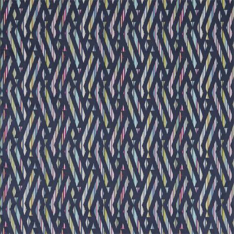 Harlequin Zambezi Fabrics Makena Fabric - Aqua Magenta Midnight - HVER131282