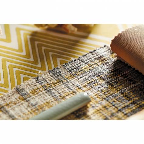 Harlequin Leonida Velvets Fabrics Eglomise Fabric - Platinum - HBLV130985 - Image 3