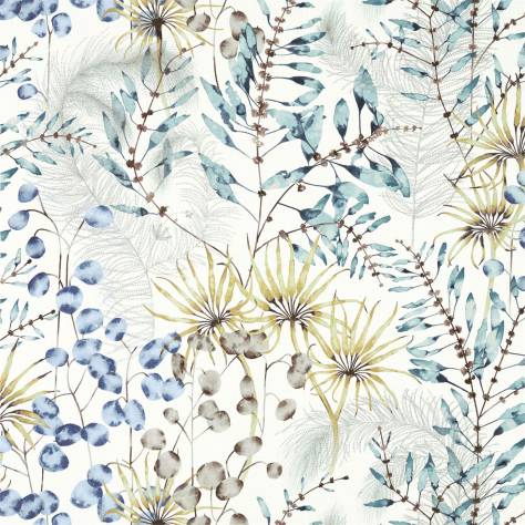 Harlequin Anthozoa Fabrics Postelia Fabric - Lagoon / Linden - HANZ120596 - Image 1