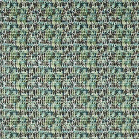Harlequin Anthozoa Fabrics Kelambu Fabric - Emerald / Lime - HANZ120608