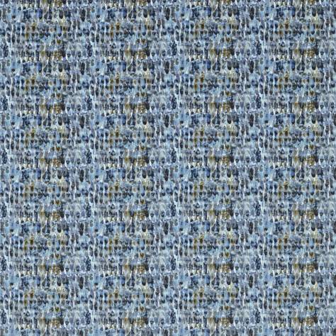 Harlequin Anthozoa Fabrics Kelambu Fabric - Indigo / Pebble - HANZ120609