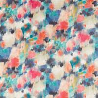 Exuberance Fabric - Teal / Fuchsia / Mandarin