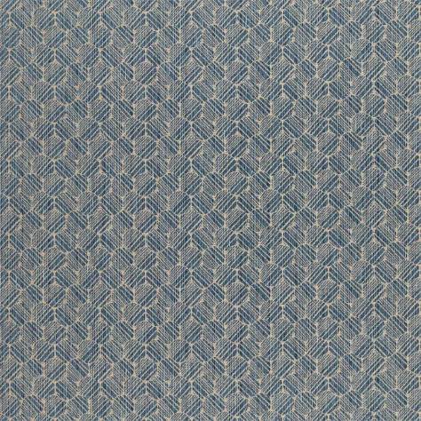 Harlequin Hamada Weaves Mishima Fabric - Denim - HHAM132907