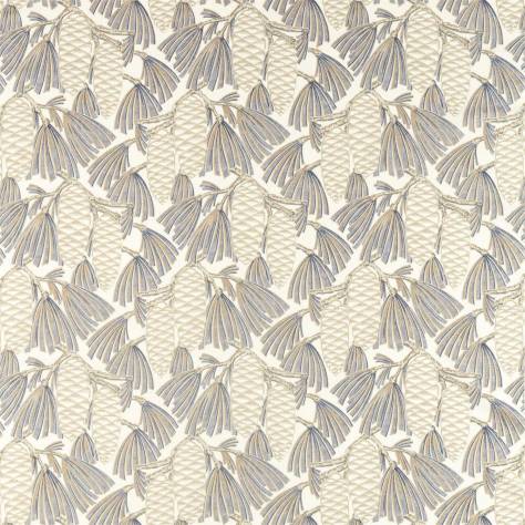 Harlequin Salinas Prints & Weaves Foxley Fabric - Platinum - HSAF120812