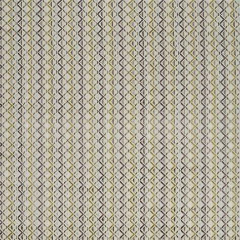 Harlequin Velika Velvets Boka Velvet Fabric - Brass / Glacier - HVVC132976 - Image 1