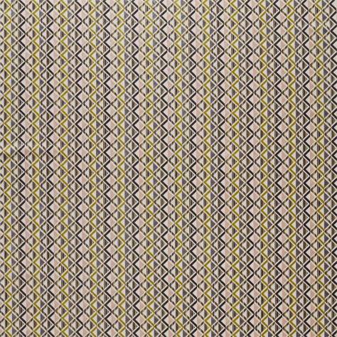 Harlequin Velika Velvets Boka Velvet Fabric - Citrus / Rose / Charcoal - HVVC132989 - Image 1