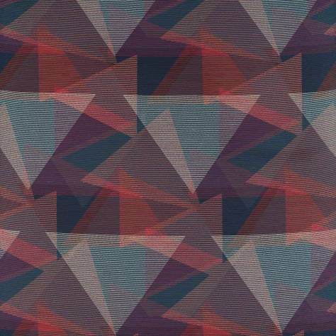 Harlequin Momentum 12 Fabrics Adaxial Fabric - Ink / Tulip / Coral - HMMF132992