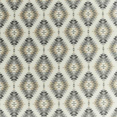 Harlequin Mirador Weaves Elwana Fabric - Charcoal / Slate / Stone - HMUC133078