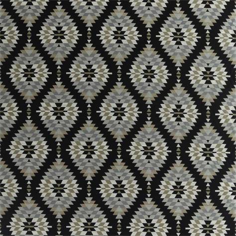 Harlequin Mirador Weaves Elwana Fabric - Onyx / Jute / Stone - HMUC133079