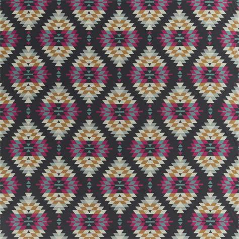 Harlequin Mirador Weaves Elwana Fabric - Cerise / Honey / Marine - HMUC133081 - Image 1