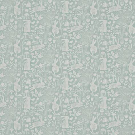 Harlequin Book of Little Treasures Fabrics Into the Meadow Fabric - Duck Egg - HLTF120937 - Image 1