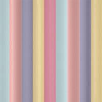 Funfair Stripe Fabric - Grape / Cherry / Pineapple / Blossom