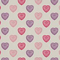Sweet Heart Fabric - Pink / Purple