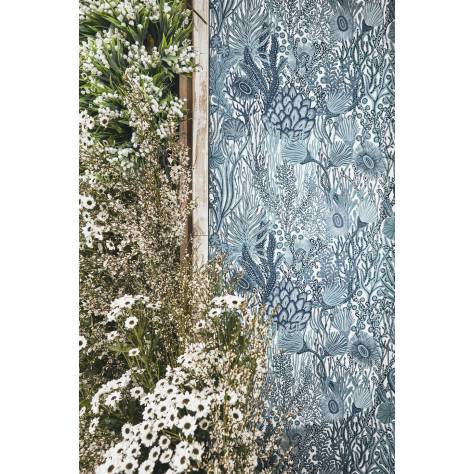 Harlequin Colour 1 Fabrics Lotus Fabric - French Grey - HTEF120976 - Image 3