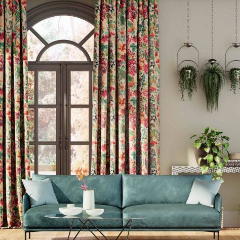 Harlequin Colour 1 Fabrics Perennials Fabric - Positano/Tree Canopy/Tulip - HTEF121014 - Image 2